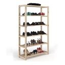 Ver imagem 1 de Sapateira De Madeira Decoração Rustica Linda 35 Pares Oferta