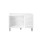 Ver imagem 3 de Kit Balcão Bianca para Pia 118cm + Balcão para Cooktop Jade 4 Bocas Branco