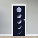 Ver imagem 1 de Adesivo Porta - Fases da Lua 2 - G - 93x213 Cm