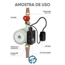 Fluxostato ou Chave de fluxo 3/4 para acionamento de bombas diversas . - 5