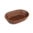 Ver imagem 1 de Cesto Retangular Travessa Bandeja de Servir Rattan 25x17cm - FRG6564