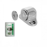 Fixador amortecedor batente de porta magnético cromado - 2