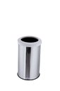 Ver imagem 1 de Lixeira Inox Aro Esmaltado 20L Área Gourmet Cozinha Cesto De Lixo - Branco