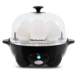 Elite Gourmet Cozedor de Ovos Elétrico 7 Ovos com Desligamento Automático (preto) - 1