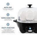 Ver imagem 4 de Elite Gourmet Cozedor de Ovos Elétrico 7 Ovos com Desligamento Automático (preto)