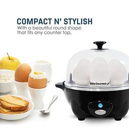 Elite Gourmet Cozedor de Ovos Elétrico 7 Ovos com Desligamento Automático (preto) - 5