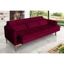 Ver imagem 2 de Sofá Cama Rivieira 1.50m - Vinho