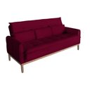 Ver imagem 4 de Sofá Cama Rivieira 1.50m - Vinho