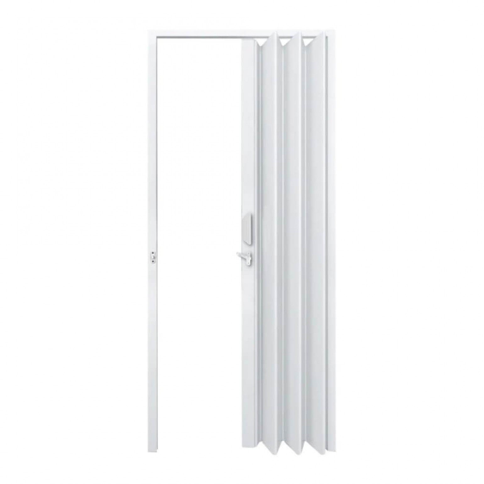 Porta Sanfonada Fortlev Pvc Branca 210cm X 70cm Madeiramadeira