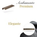 Ver imagem 2 de Kit 20 Puxador Port Gavet Móveis Cozinha Drop Alumínio 125mm - Ouro Envelhecido
