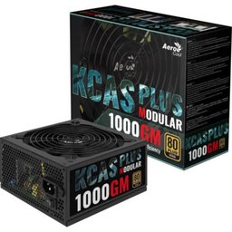 Fonte Gamer Atx Aerocool Kcas 1000gm 80 Plus Gold 1000w Full Range Apfc - 1