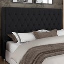 Ver imagem 6 de Cabeceira Cama Box Queen 160cm Estofada Frizza P05 Veludo Preto - Lyam Decor