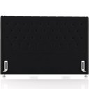 Ver imagem 5 de Cabeceira Cama Box Queen 160cm Estofada Frizza P05 Veludo Preto - Lyam Decor