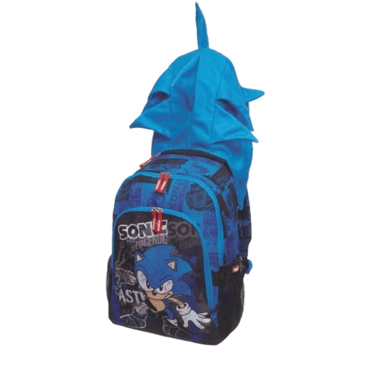 Kit Sonic Mochila Sonic Hoodie + Estojo Sonic Uup Pacific - 4