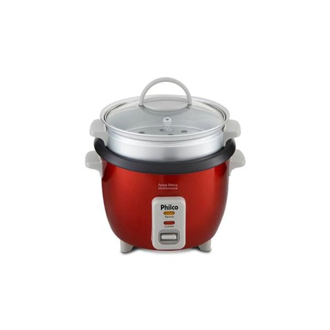 Panela Elétrica Philco Multifuncional Ppa3v 1,7l Vermelha U 220v Cor Unica