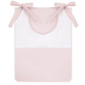 Porta Trecos Individual - Rosa com Branco