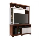 Ver imagem 2 de Estante para Tv até 50 Polegadas Elba 2 Portas Nogueira Real/off White Matte - Colibri