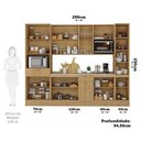 Ver imagem 4 de Cozinha Modulada Completa 6 Peças com Tampo e Rodapé Classic