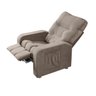 Poltrona do Papai Reclinável Maldivas Suede Bege Marfim Plus - Star Confort - 6