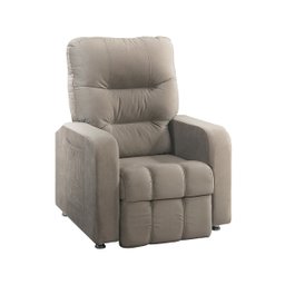 Poltrona do Papai Reclinável Maldivas Suede Bege Marfim Plus - Star Confort - 3
