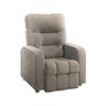 Poltrona do Papai Reclinável Maldivas Suede Bege Marfim Plus - Star Confort - 3