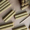 Ver imagem 3 de Dupla de Velas de Cera de Abelha Alveolada - Casa Toco