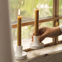 Ver imagem 2 de Dupla de Velas de Cera de Abelha Alveolada - Casa Toco