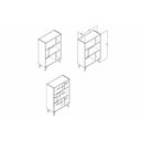 Ver imagem 5 de Estante para Sala Rt3015 C/ 6 Nichos Branco - Movelbento