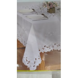 Toalha de Mesa Requinte Blanc 1,70x2,70m - Casa Argivai