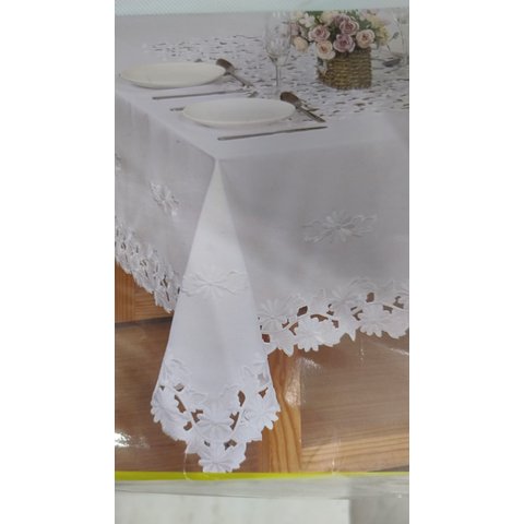 Toalha de Mesa Requinte Blanc 1,70x2,70m - Casa Argivai