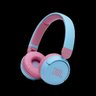 Fone de Ouvido Jbl Bluetooth Infantil Jr 310 Bt Rosa com Azul - Criança - com Adesivos:Rosa/Unico - 1