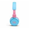 Fone de Ouvido Jbl Bluetooth Infantil Jr 310 Bt Rosa com Azul - Criança - com Adesivos:Rosa/Unico - 3