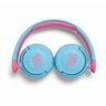 Fone de Ouvido Jbl Bluetooth Infantil Jr 310 Bt Rosa com Azul - Criança - com Adesivos:Rosa/Unico - 4