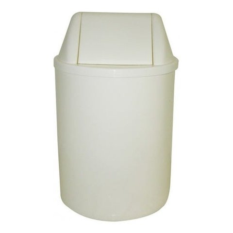 Lixeira Plástica Com Tampa Vai-vem 22 Litros:Vermelho