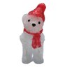 Urso Natal Polar Enfeite Iluminado Led Decoraçao Natalino Decoraçao Mesa Estante Loja Casa Escritori - 5