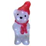 Urso Natal Polar Enfeite Iluminado Led Decoraçao Natalino Decoraçao Mesa Estante Loja Casa Escritori - 1