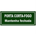 Ver imagem 1 de Placa de Pvc Fotoluminescente Auto-adesiva 20x40cm Porta Corta-fogo Mantenha Fechada - 360 An - Sina