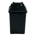 Ver imagem 5 de Cesto Quadrado Com Tampa Vai-vem 100 Litros:Amarelo