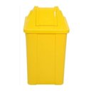 Ver imagem 3 de Cesto Quadrado Com Tampa Vai-vem 100 Litros:Amarelo