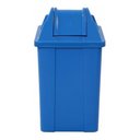 Ver imagem 2 de Cesto Quadrado Com Tampa Vai-vem 100 Litros:Verde