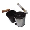 Ver imagem 4 de Lixeira 12 Litros Com Pedal Aço Inox Cesto Interno Removível