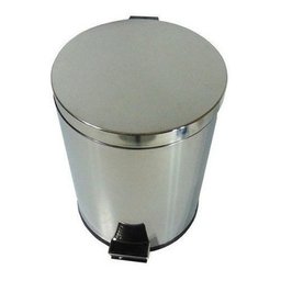 Lixeira 12 Litros Com Pedal Aço Inox Cesto Interno Removível - 7