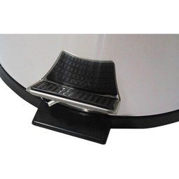 Lixeira 12 Litros Com Pedal Aço Inox Cesto Interno Removível - 5
