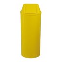 Ver imagem 2 de Cesto Com Tampa Vai-vem 50 Cm De Altura (capacidade: 22 L).:Verde