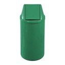 Ver imagem 1 de Cesto Com Tampa Vai-vem 50 Cm De Altura (capacidade: 22 L).:Verde