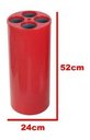 Ver imagem 5 de Lixeira De Copos Descartáveis Com 4 Tubos 180/200 Ml