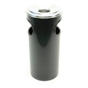 Ver imagem 2 de Cinzeiro Lixeira Em Plástico Com Aro Em Alumínio C6