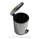 Ver imagem 6 de Lixeira 12 Litros Com Pedal Aço Inox Cesto Interno Removível