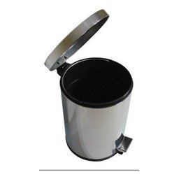 Lixeira 12 Litros Com Pedal Aço Inox Cesto Interno Removível - 6