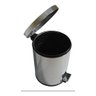 Lixeira 12 Litros Com Pedal Aço Inox Cesto Interno Removível - 6